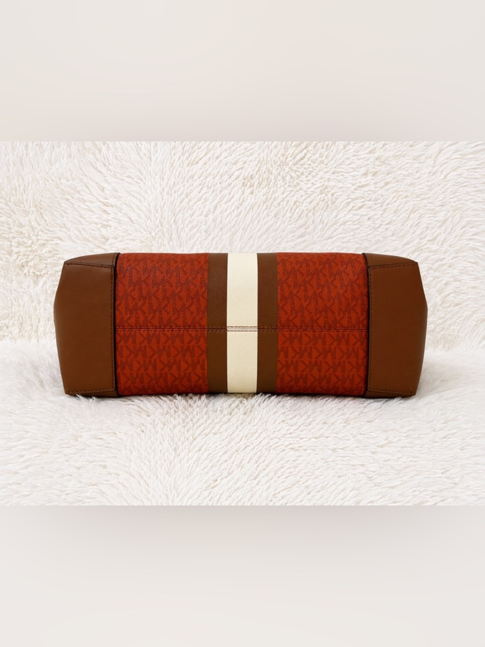 Michael Kors Eva Large Tote - Deep Orange NWT - Picture 3 of 7